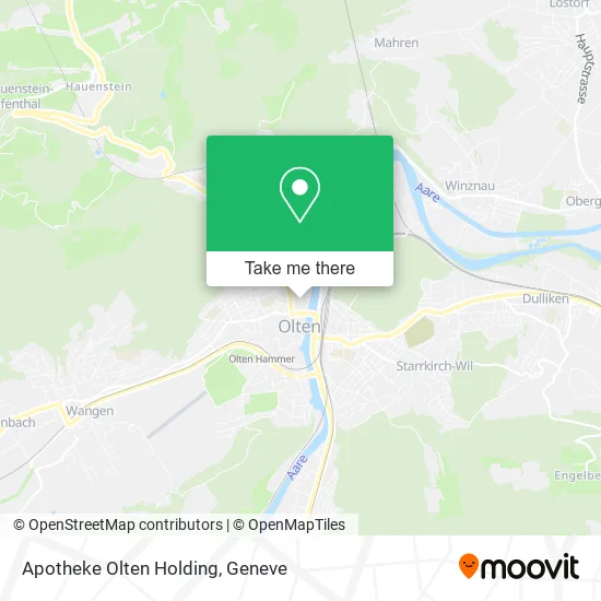 Apotheke Olten Holding map