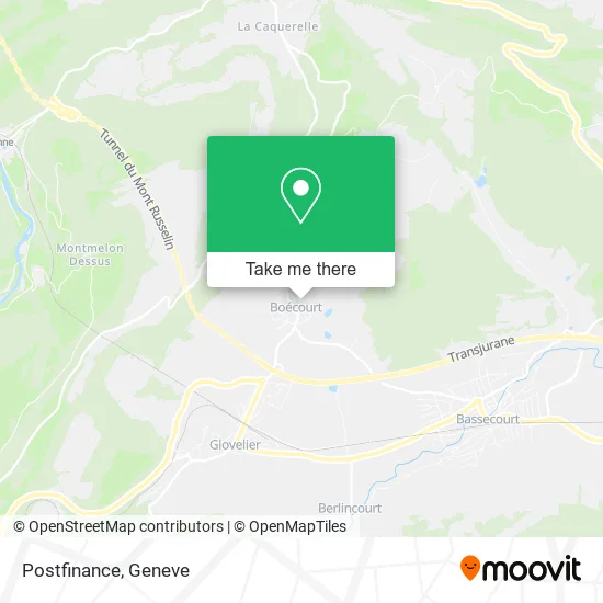 Postfinance map