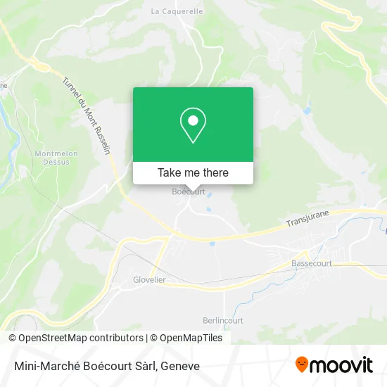 Mini-Marché Boécourt Sàrl map