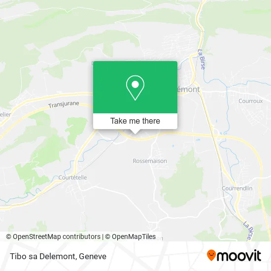 Tibo sa Delemont map
