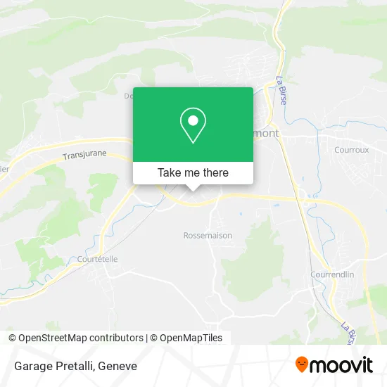 Garage Pretalli map