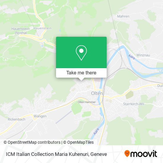 ICM Italian Collection Maria Kuhenuri map