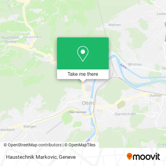 Haustechnik Markovic map