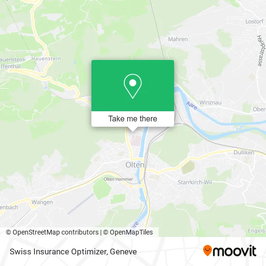 Swiss Insurance Optimizer map