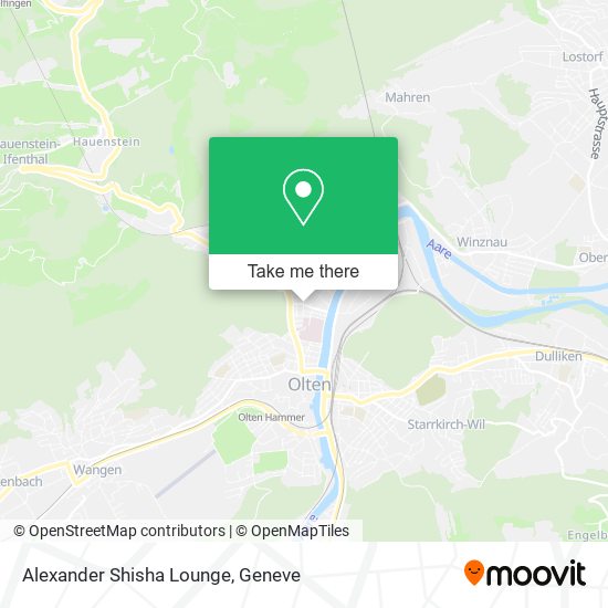 Alexander Shisha Lounge map