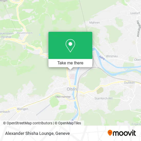 Alexander Shisha Lounge map