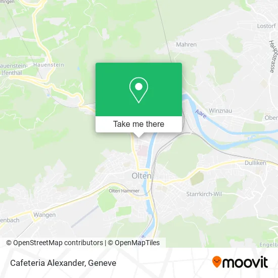 Cafeteria Alexander map