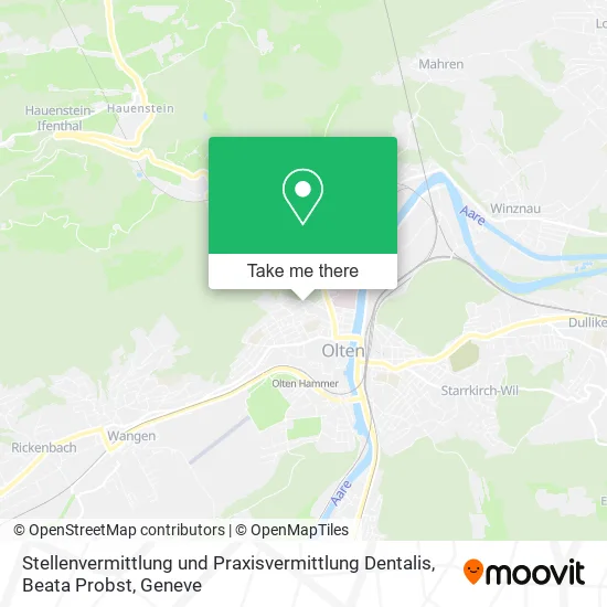 Stellenvermittlung und Praxisvermittlung Dentalis, Beata Probst map