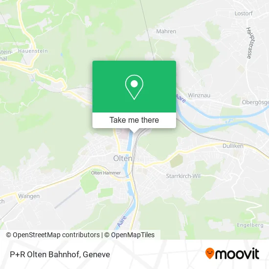 P+R Olten Bahnhof map