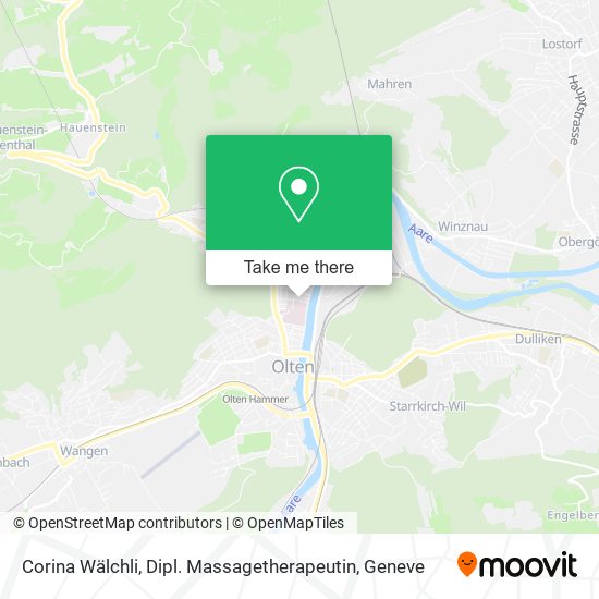 Corina Wälchli, Dipl. Massagetherapeutin map