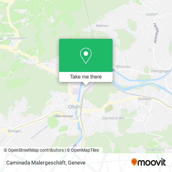 Caminada Malergeschäft map