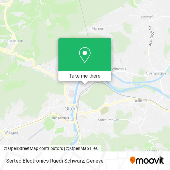 Sertec Electronics Ruedi Schwarz map