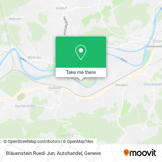 Bläuenstein Ruedi Jun. Autohandel map