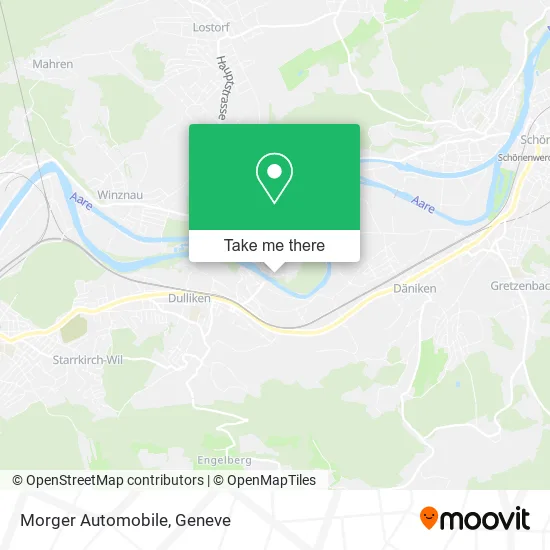 Morger Automobile map