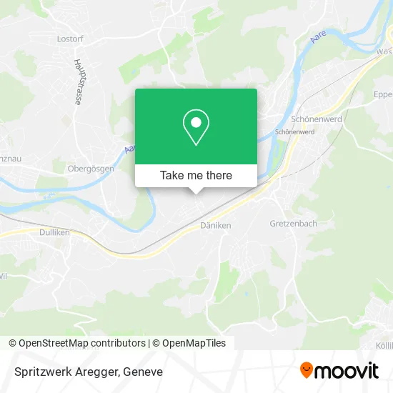 Spritzwerk Aregger map