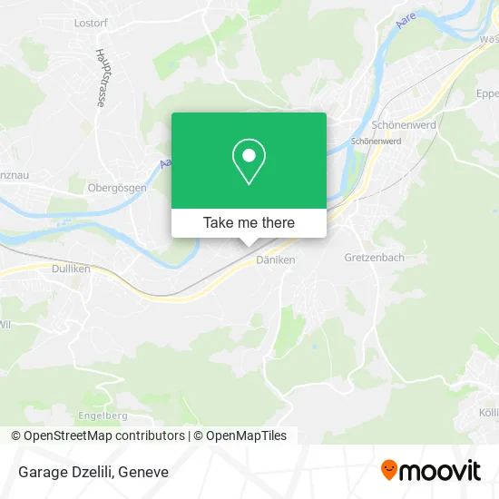 Garage Dzelili map