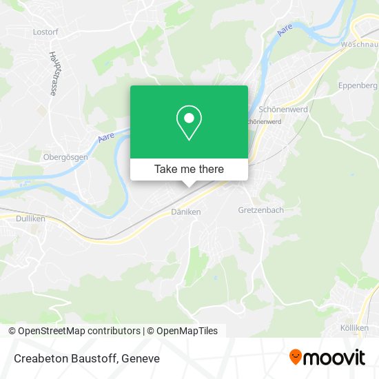 Creabeton Baustoff map