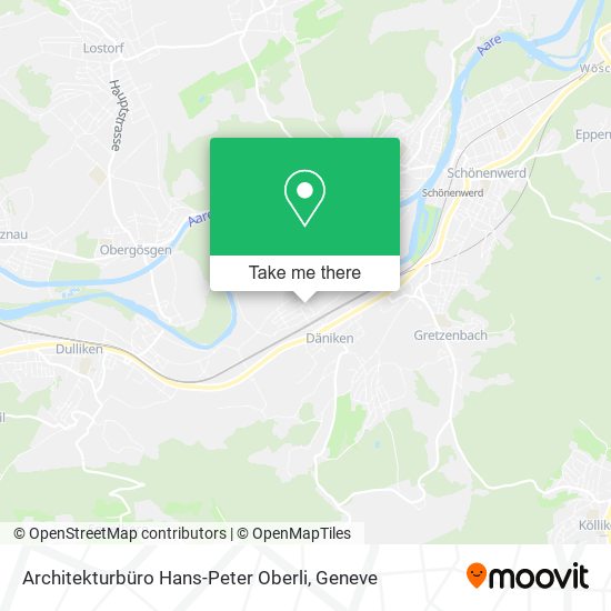 Architekturbüro Hans-Peter Oberli map