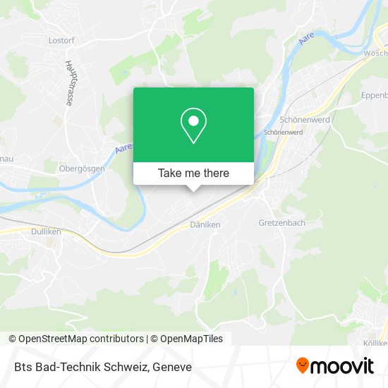 Bts Bad-Technik Schweiz map