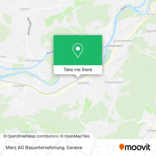 Merz AG Bauunternehmung map