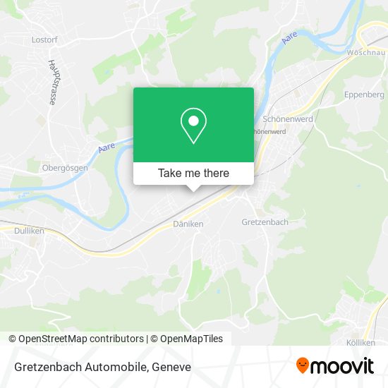 Gretzenbach Automobile map