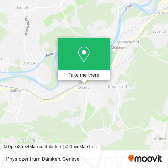 Physiozentrum Däniken map
