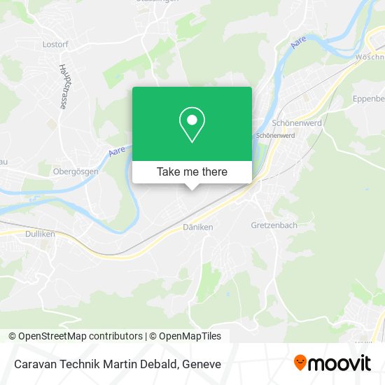 Caravan Technik Martin Debald map