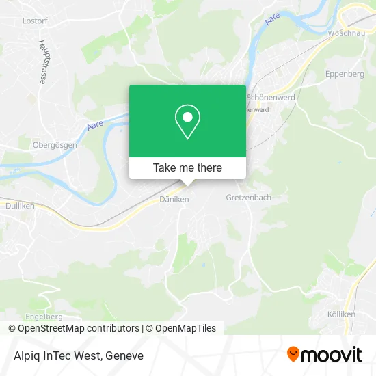 Alpiq InTec West map
