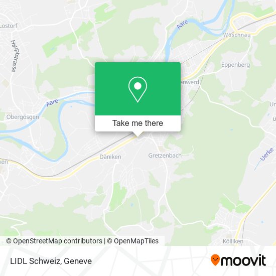 LIDL Schweiz map