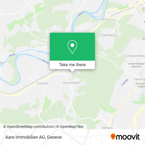 Aare Immobilien AG map