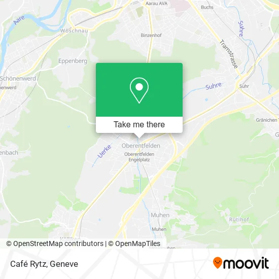 Café Rytz map