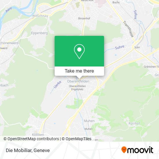 Die Mobiliar map