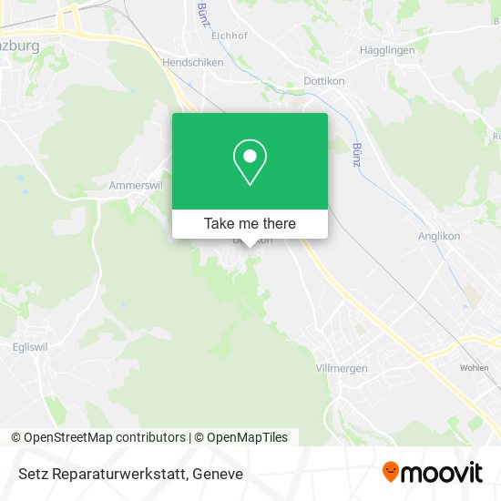 Setz Reparaturwerkstatt map