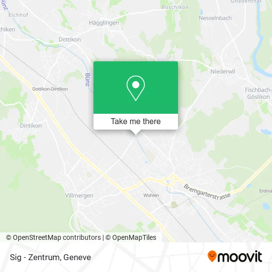 Sig - Zentrum map