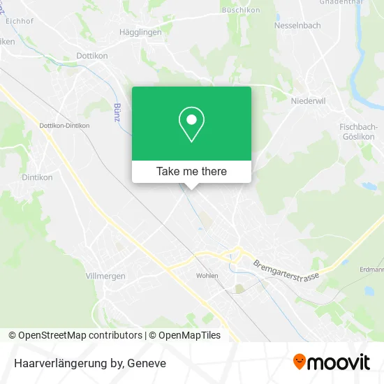 Haarverlängerung by map