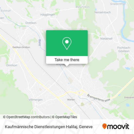 Kaufmännische Dienstleistungen Halilaj map