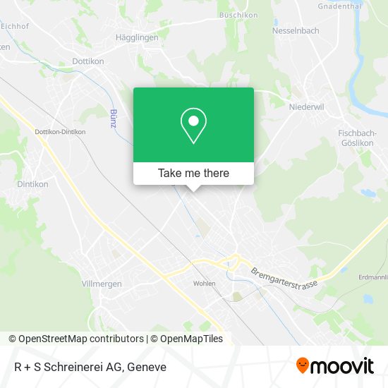 R + S Schreinerei AG map