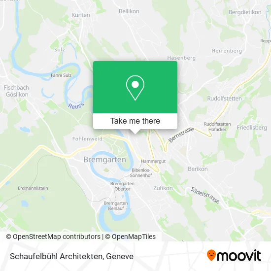 Schaufelbühl Architekten map