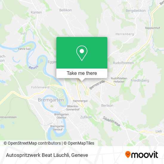 Autospritzwerk Beat Läuchli map