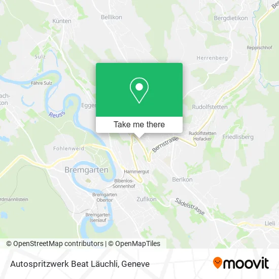 Autospritzwerk Beat Läuchli map