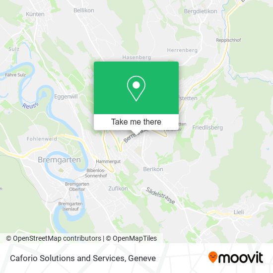 Caforio Solutions and Services map