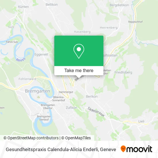 Gesundheitspraxis Calendula-Alicia Enderli map
