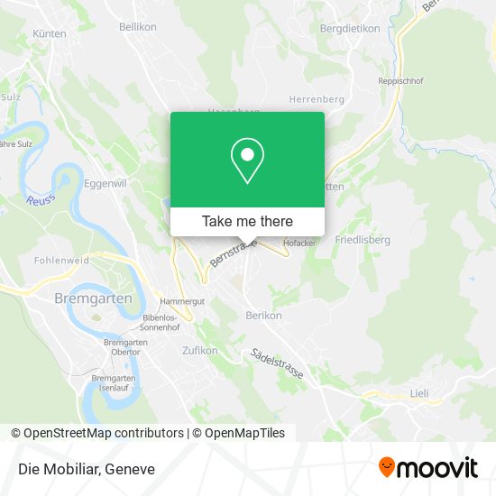 Die Mobiliar map