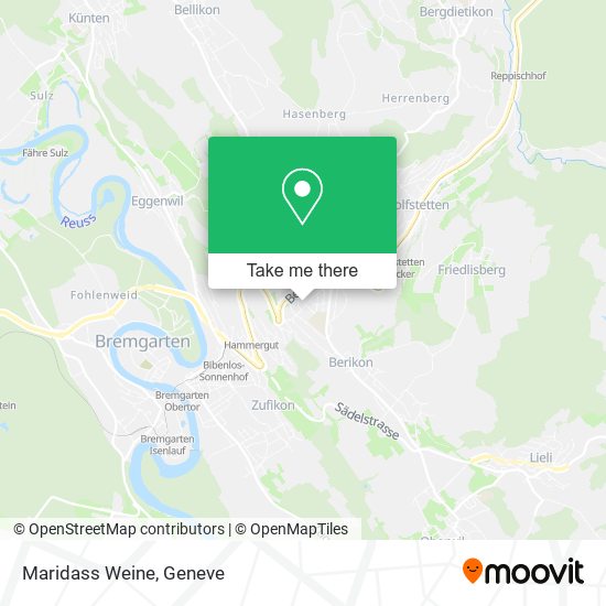 Maridass Weine map