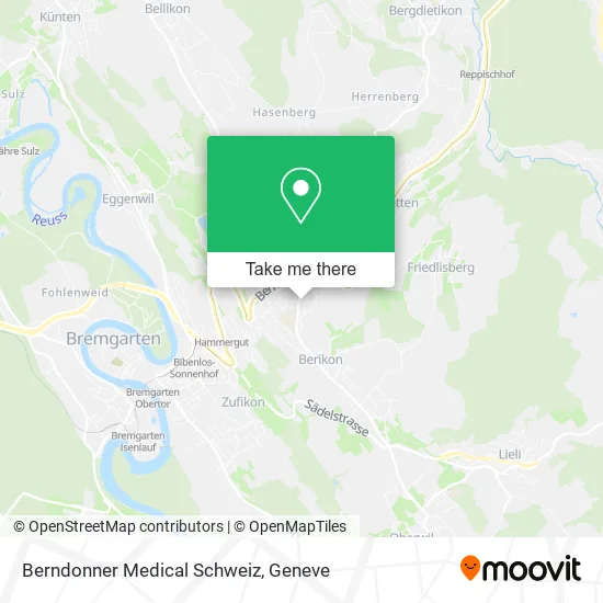 Berndonner Medical Schweiz map
