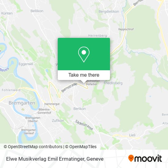 Elwe Musikverlag Emil Ermatinger map