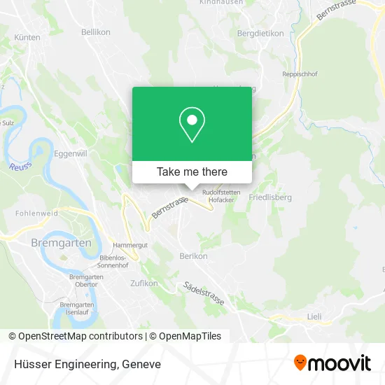 Hüsser Engineering map