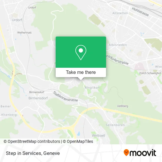 Step in Services map