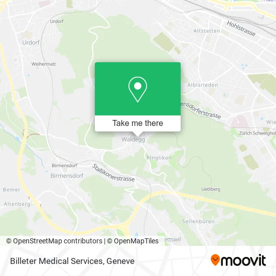 Billeter Medical Services map