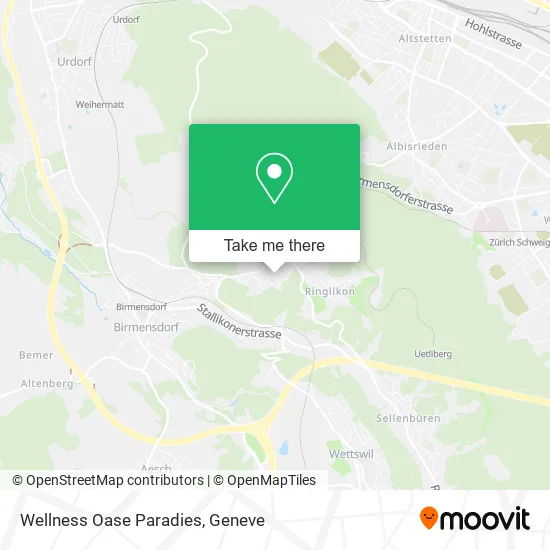 Wellness Oase Paradies map